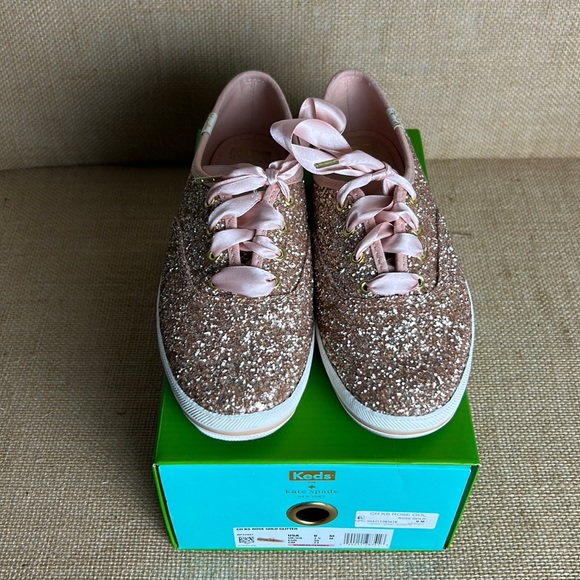 Keds Shoes Kate Spade Keds Rose Gold Glitter Poshmark